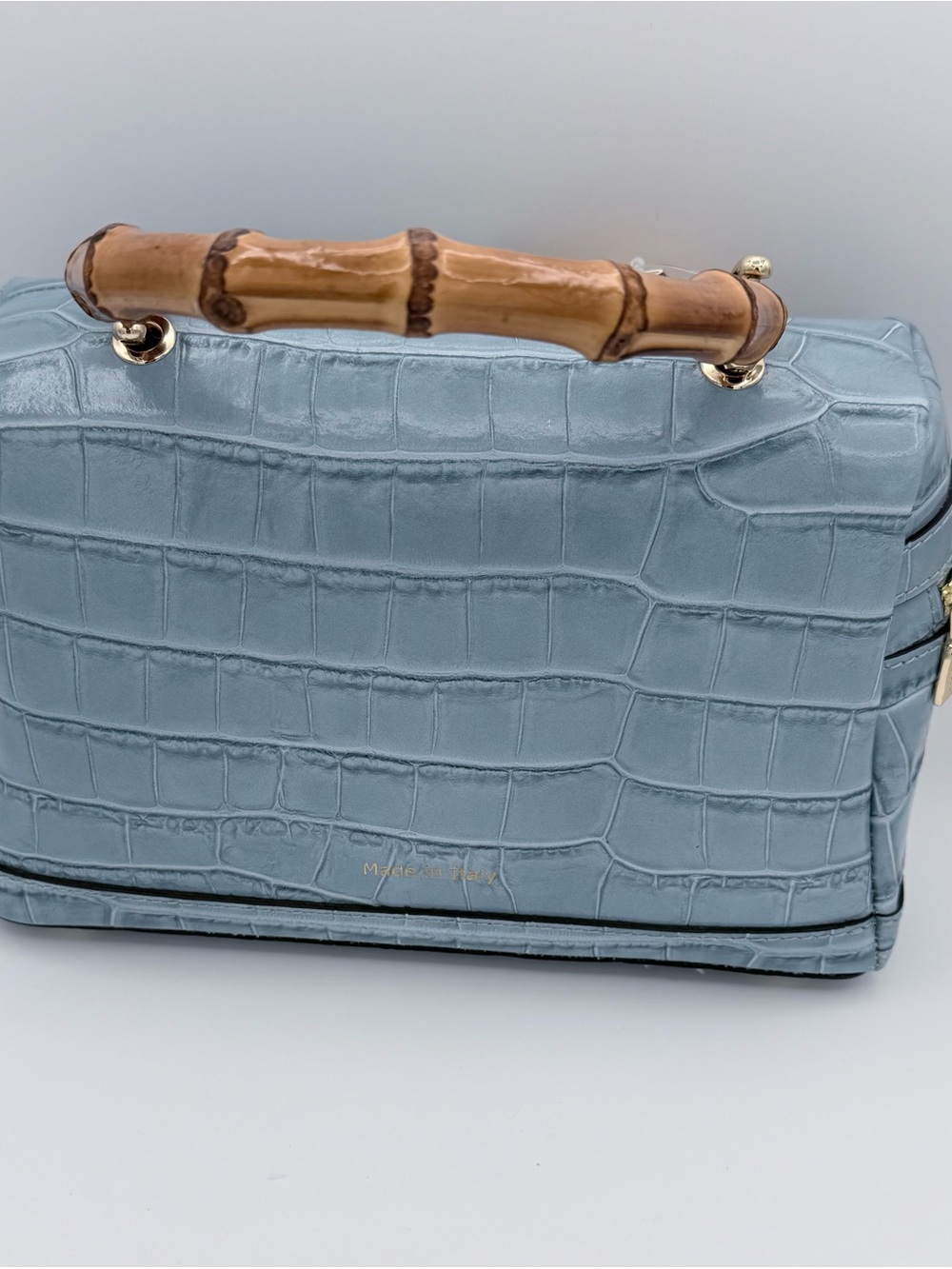 Pratesi Leather Croc-Vanity Bag - Picture 2 of 6